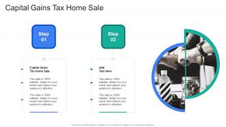 Capital Gains Tax Home Sale In Powerpoint And Google Slides Cpb