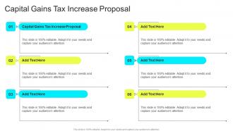 Capital Gains Tax Increase Proposal In Powerpoint And Google Slides Cpb