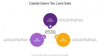 Capital Gains Tax Land Sale In Powerpoint And Google Slides Cpb