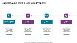 Capital Gains Tax Percentage Property In Powerpoint And Google Slides Cpb