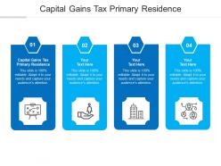Capital gains tax primary residence ppt powerpoint presentation infographic cpb