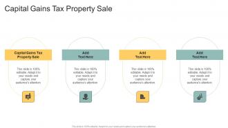 Capital Gains Tax Property Sale In Powerpoint And Google Slides Cpb