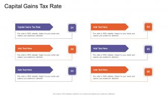 Capital Gains Tax Rate In Powerpoint And Google Slides Cpb