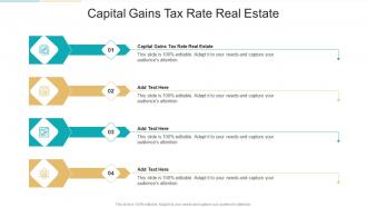 Capital Gains Tax Rate Real Estate In Powerpoint And Google Slides Cpb