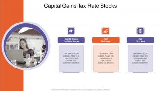 Capital Gains Tax Rate Stocks In Powerpoint And Google Slides Cpb