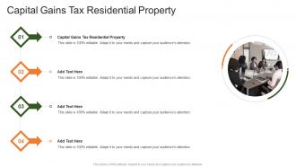 Capital Gains Tax Residential Property In Powerpoint And Google Slides Cpb