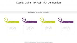 Capital Gains Tax Roth Ira Distribution In Powerpoint And Google Slides Cpb