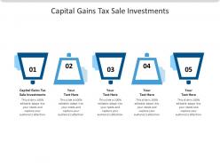 Capital gains tax sale investments ppt powerpoint presentation inspiration microsoft cpb