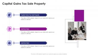Capital Gains Tax Sale Property In Powerpoint And Google Slides Cpb