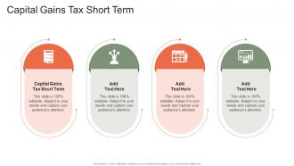 Capital Gains Tax Short Term In Powerpoint And Google Slides Cpb