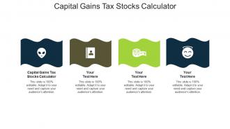 Capital gains tax stocks calculator ppt powerpoint presentation professional clipart images cpb