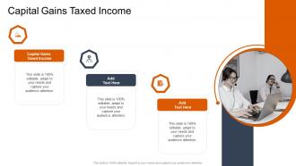 Capital Gains Taxed Income In Powerpoint And Google Slides Cpb