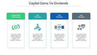 Capital Gains Vs Dividends Ppt Powerpoint Presentation Inspiration Template Cpb