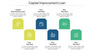 Capital improvement loan ppt powerpoint presentation portfolio model cpb