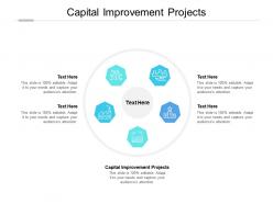 Capital improvement projects ppt powerpoint presentation model inspiration cpb