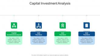 Capital Investment Analysis In Powerpoint And Google Slides Cpb