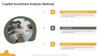 Capital Investment Analysis Methods In Powerpoint And Google Slides Cpb