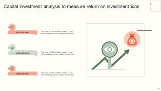 Capital Investment Analysis Powerpoint Ppt Template Bundles Attractive Unique
