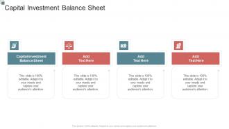 Capital Investment Balance Sheet In Powerpoint And Google Slides Cpb