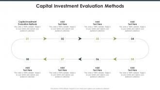 Capital Investment Evaluation Methods In Powerpoint And Google Slides Cpb
