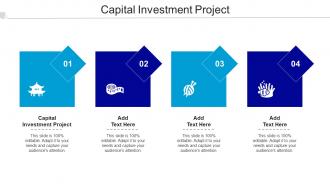 Capital Investment Project Ppt Powerpoint Presentation Portfolio Tips Cpb
