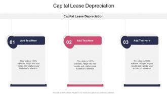 Capital Lease Depreciation In Powerpoint And Google Slides Cpb