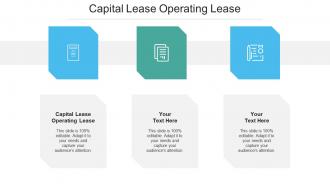Capital lease operating lease ppt powerpoint presentation inspiration images cpb