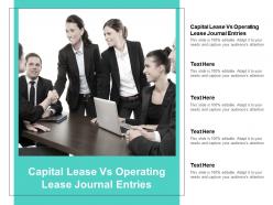 Capital lease vs operating lease journal entries ppt powerpoint presentation inspiration portfolio cpb