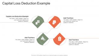 Capital Loss Deduction Example In Powerpoint And Google Slides Cpb