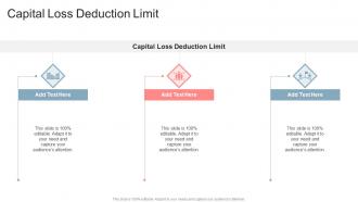 Capital Loss Deduction Limit In Powerpoint And Google Slides Cpb