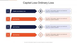 Capital Loss Ordinary Loss In Powerpoint And Google Slides Cpb