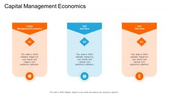 Capital Management Economics In Powerpoint And Google Slides Cpb