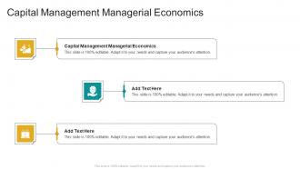 Capital Management Managerial Economics In Powerpoint And Google Slides Cpb