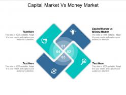 Capital market vs money market ppt powerpoint presentation inspiration designs cpb