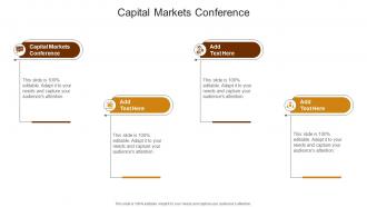 Capital Markets Conference In Powerpoint And Google Slides Cpb
