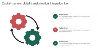 Capital Markets Digital Transformation Integration Icon