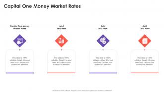 Capital One Money Market Rates In Powerpoint And Google Slides Cpb