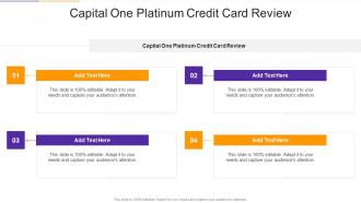 Capital One Platinum Credit Card Review In Powerpoint And Google Slides Cpb
