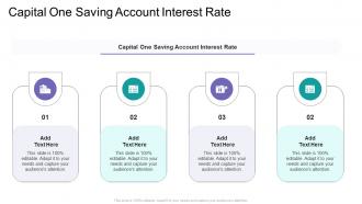 Capital One Saving Account Interest Rate In Powerpoint And Google Slides Cpb