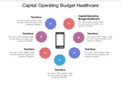 Capital operating budget healthcare ppt powerpoint presentation summary outline cpb