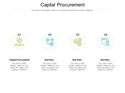 Capital procurement ppt powerpoint presentation icon rules cpb