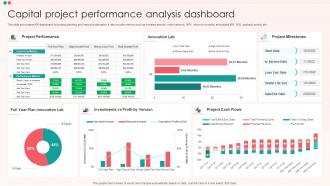 Capital Project Performance Analysis Dashboard
