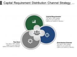 Capital requirement distribution channel strategy formation industry environment