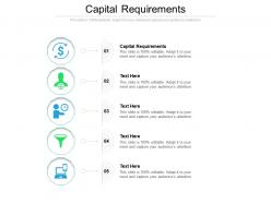 Capital requirements ppt powerpoint presentation show information cpb