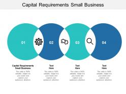 Capital requirements small business ppt powerpoint presentation inspiration cpb
