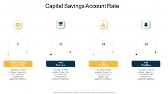 Capital Savings Account Rate In Powerpoint And Google Slides Cpb