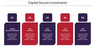 Capital Secure Investments Ppt Powerpoint Presentation Slides Show Cpb