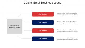 Capital Small Business Loans Ppt Powerpoint Presentation File Guide Cpb