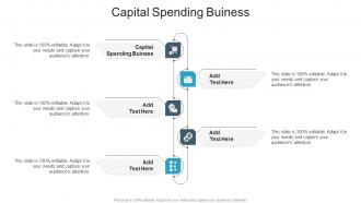 Capital Spending Buiness In Powerpoint And Google Slides Cpb