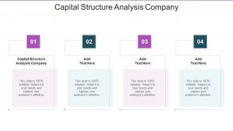 Capital Structure Analysis Company In Powerpoint And Google Slides Cpb